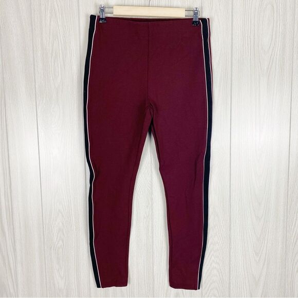 Pants - Liverpool | Maroon Drew Skinny Ankle Leggings Size 10